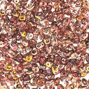 SuperDuo Beads, 2.5x5mm Crystal Apollo Gold [10g]