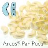 Arco Beads 5x10mm 3-Hole:Pastel Cream [10g]