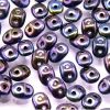 SuperDuo Beads, 2.5x5mm Jet Blue Iris [10g]