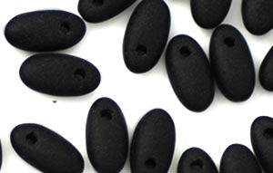 Rizo Beads, 2.5x6mm:Jet Matte [10g]