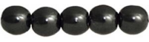 Pearl Beads 4mm:Black [100]