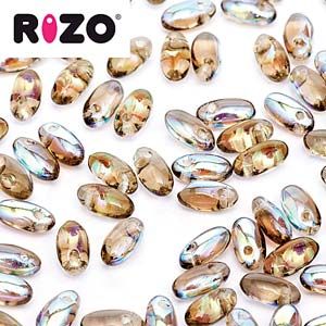 Rizo Beads, 2.5x6mm:Black Diamond AB [10g]