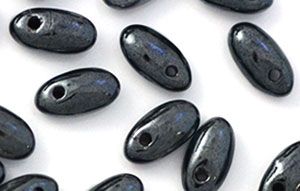 Rizo Beads, 2.5x6mm:Hematite [10g]