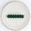 Barrettes:Tiny Bubbles, Emerald Matte 2" [ea]