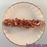 Barrettes:Rock Candy, Red Agate 3" [ea]