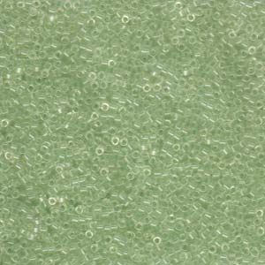 Miyuki 11/0 Delica Color #1404:Transparent Pale Green Mist [5g]