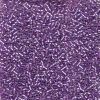 Miyuki 11/0 Delica Color #1754:Sparkling Purple Lined Crystal AB [5g]