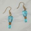 Earrings:Aqua Dancer