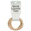 Supplies:1.5mm Greek Leather Cord, Natural [ea]