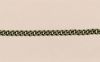 Antique Brass Chain:3.5x3mm Filed Curb Chain [per ft]