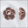 Findings:9mm Bali Style Copper Bead Cap [10]