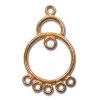 Findings:29mm Copper Rounded Chandelier Parts [6]