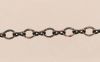 Copper Chain:6.25x5mm Flat Link with Figure Eight Connection [per ft]