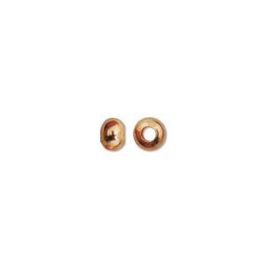 Copper 3mm Donut Beads [144]
