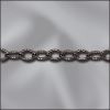Gunmetal Chain:4.5x3.5mm Fancy Flat Cable [per ft]