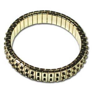 CLOSE OUT:Gold Plated 2 Row Cha Cha Bracelet [1]