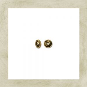 Findings Beads:3x2mm Rondell Spacer, Gold Plated [144]