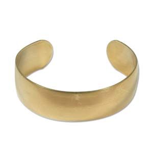 Findings:3/4" Raw Brass Domed Cuff [1]