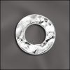 Sterling Silver Bail 11mm Hammered Circle [1]