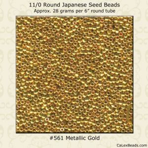 Matsuno 11/0:0561 Gold , Metallic [28g]