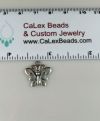 .925 Sterling Silver Charm:Cut Out Butterfly [ea]