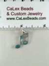 .925 Sterling Silver Charm:Music Note [ea]