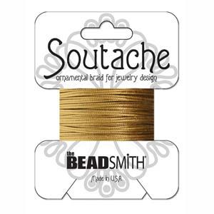 Beading Supply:Soutache Antique Gold [3 yard card]