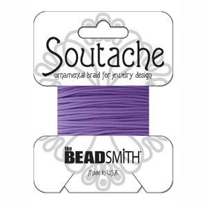 Beading Supply:Soutache Lavender [3 yard card]