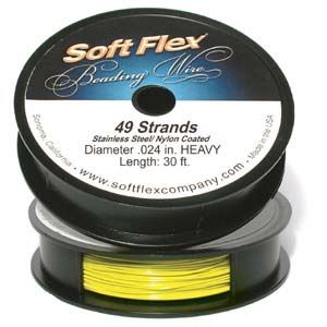 Soft Flex Wire:.024" Yellow [ea]