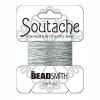 Beading Supply:Soutache Textured Metallic Silver [3 yard card]