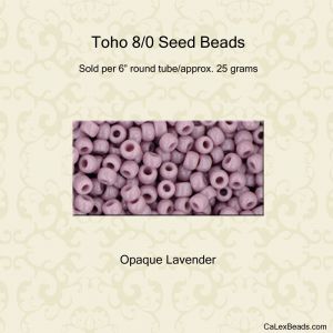 Toho 8/0 #0052 Lavender Opq [25g]