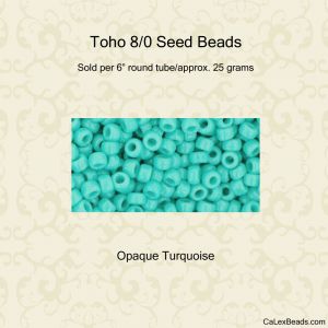 Toho 8/0 #0055 Turquoise Opq [25g]
