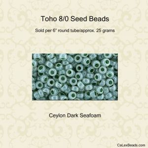Toho 8/0 #0915 Dark Seafoam Ceylon [25g]