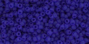 Toho 15/0 Seed Beads:#0008F Transparent Matte Dark Sapphire [9g]