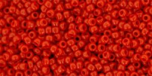 Toho 15/0 Seed Beads:#0045 Opaque Pepper Red [9g]