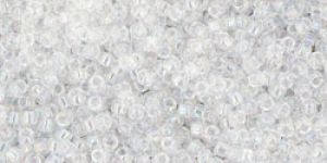 Toho 15/0 Seed Beads:#0161 Transparent AB Crystal [9g]
