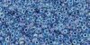 Toho 15/0 Seed Beads:#0189 Inside Color Luster Crystal/Caribean Blue Lined [9g]