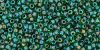 Toho 15/0 Seed Beads:#0249 Inside Color Peridot/Emerald Lined [9g]
