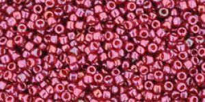 Toho 15/0 Seed Beads:#0332 Gold Lustered Raspberry [9g]
