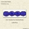 Cobalt, Fire Polished