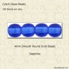 Sapphire, Pressed Glass