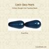 15x8mm Czech Glass Teardrop Pearls