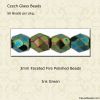 Green, Fire Polished