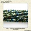6mm Druk Beads, Iris