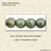 6mm Druk Beads, Luster