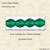 Emerald, Fire Polished