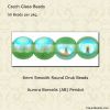 6mm Druk Beads, AB