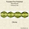 Olivine, Fire Polished