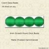 Dark Emerald, Pressed Glass