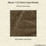 Brown Miyuki Seed Beads
